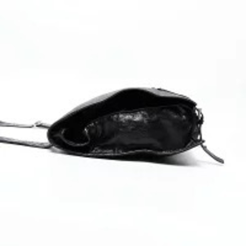 Balenciaga Leather Motocross Shoulder Bag Black - Picture 3 of 12